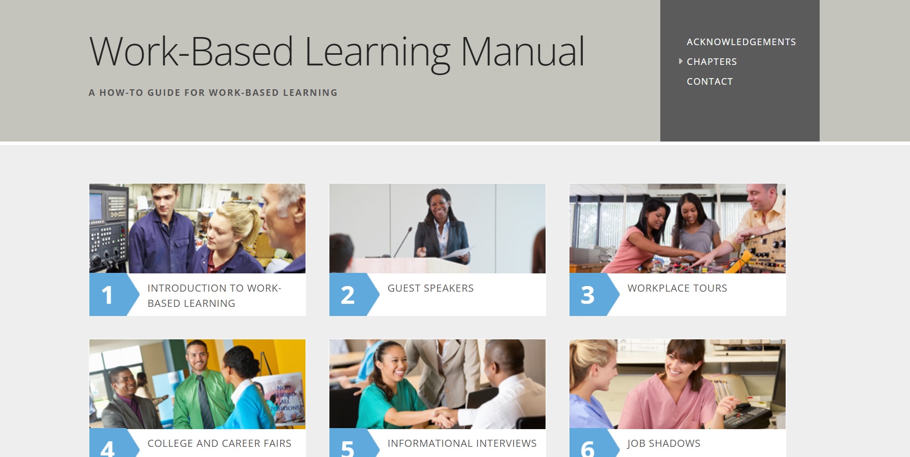 Work-based learning manual thumbnail