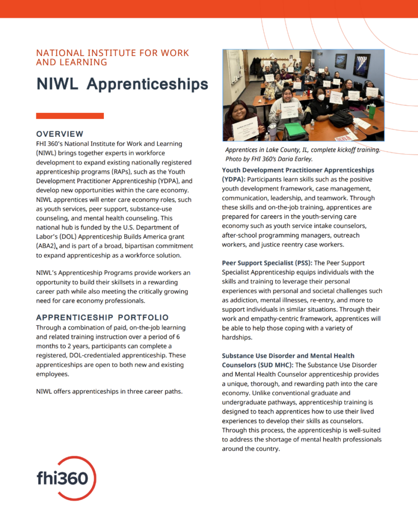 National Institute for Work and Learning Apprenticeships | NIWL ...
